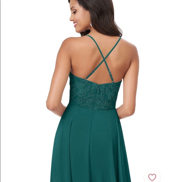 Azazie Sonya Dress in Peacock Color - Picture 7 of 16